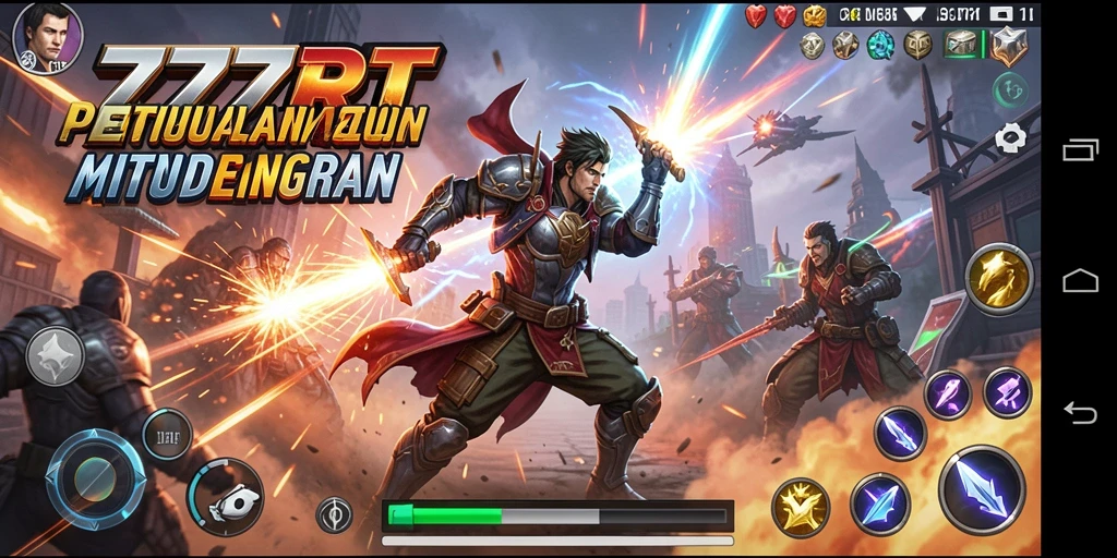 Tampilan gameplay mendebarkan dalam aksi di 777RT.