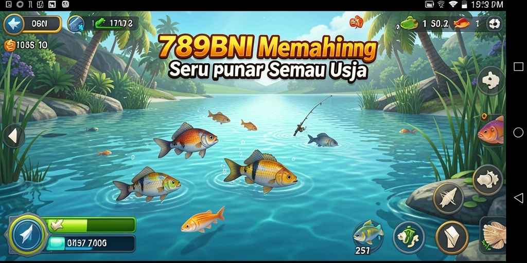 Tampilan menarik dari gameplay Fishing di 789BNI.