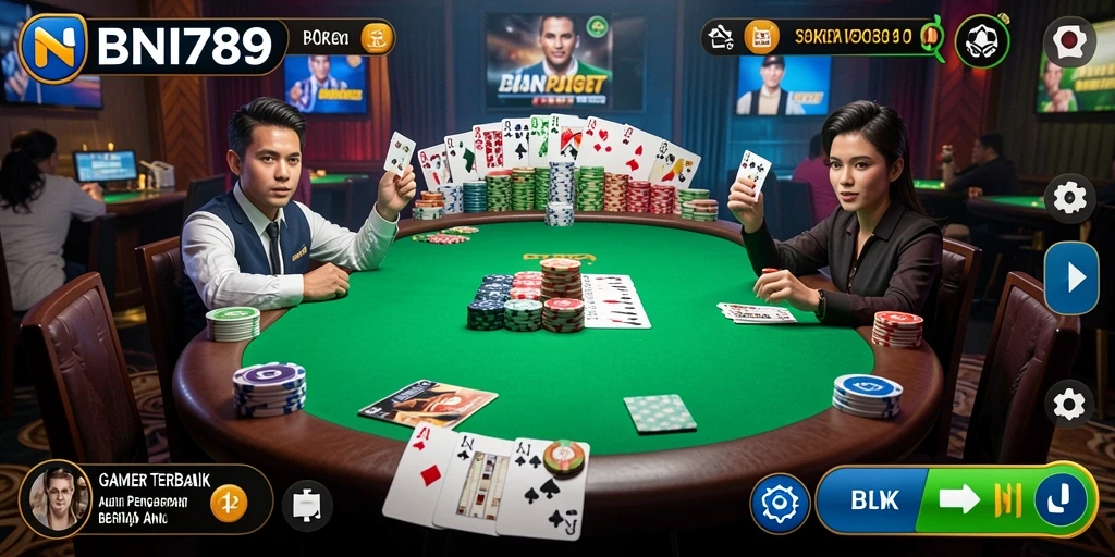 Tangkap momen seru saat bermain Poker di BNI789.