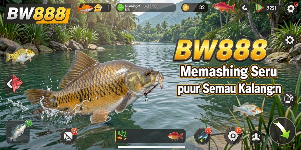 Gambar gameplay BW888 menunjukkan pengalaman memancing yang menarik dan menantang.