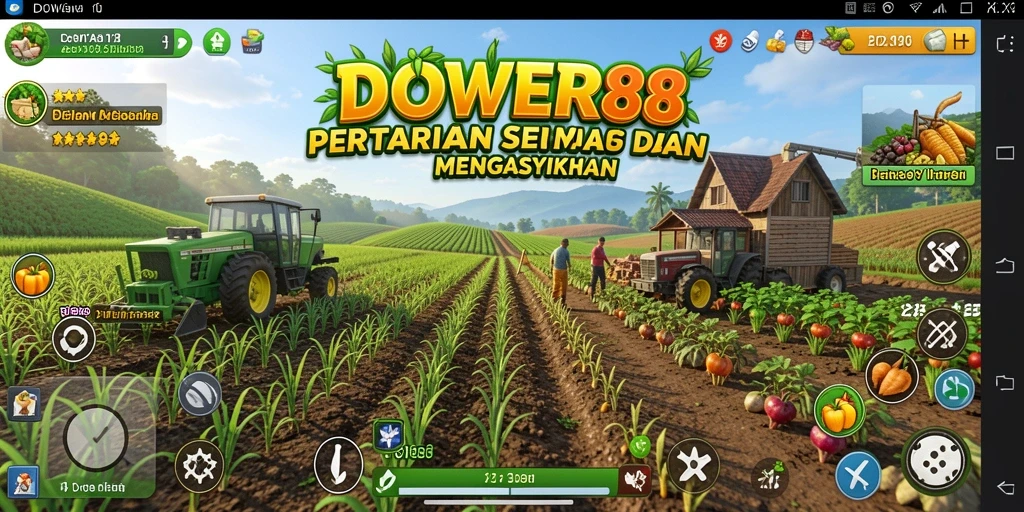 Tampilan gameplay DOWER88 yang menawan dan interaktif.