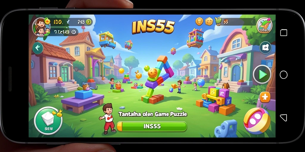 Screenshot gameplay menunjukkan tantangan menarik dalam game Puzzle.
