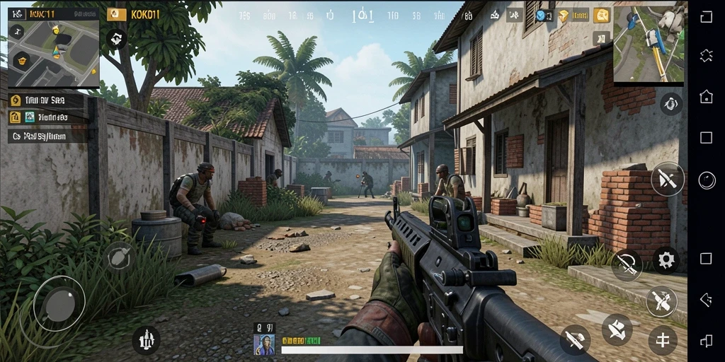 Gameplay KOKO11 yang menegangkan dengan aksi seru dan karakter unik.