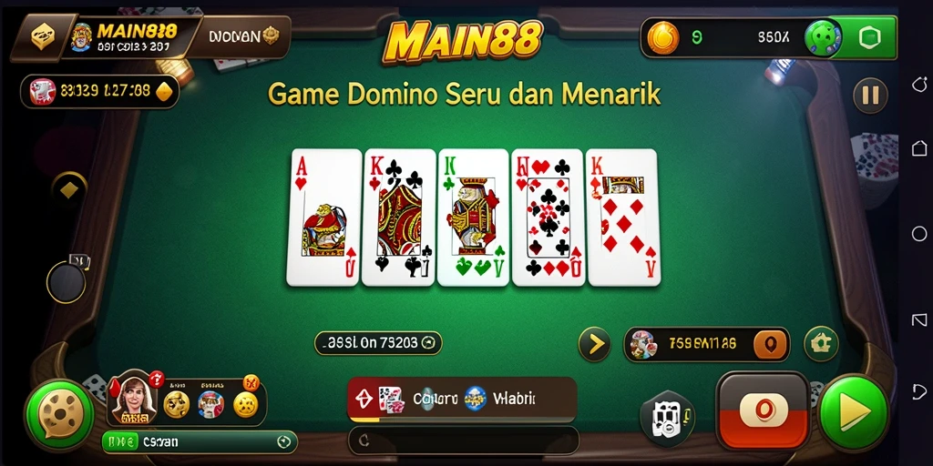 Screenshot gameplay MAIN88 yang menunjukkan serunya permainan Domino.