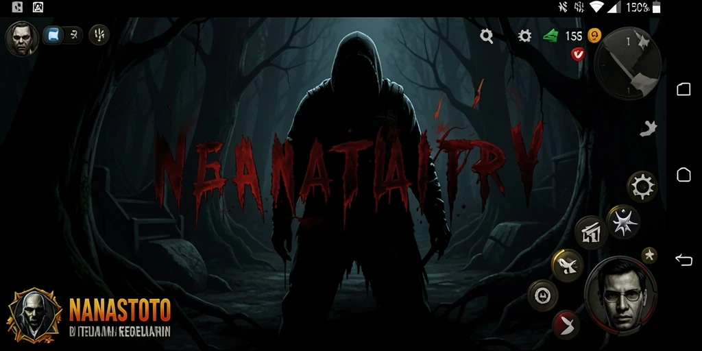 Tampilan gameplay yang mencekam dan menakutkan dari NANASTOTO.
