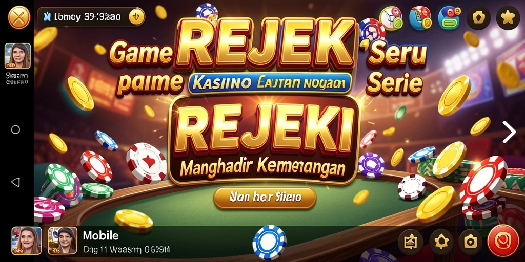Tampilan gameplay seru dalam REJEKI yang menantang.