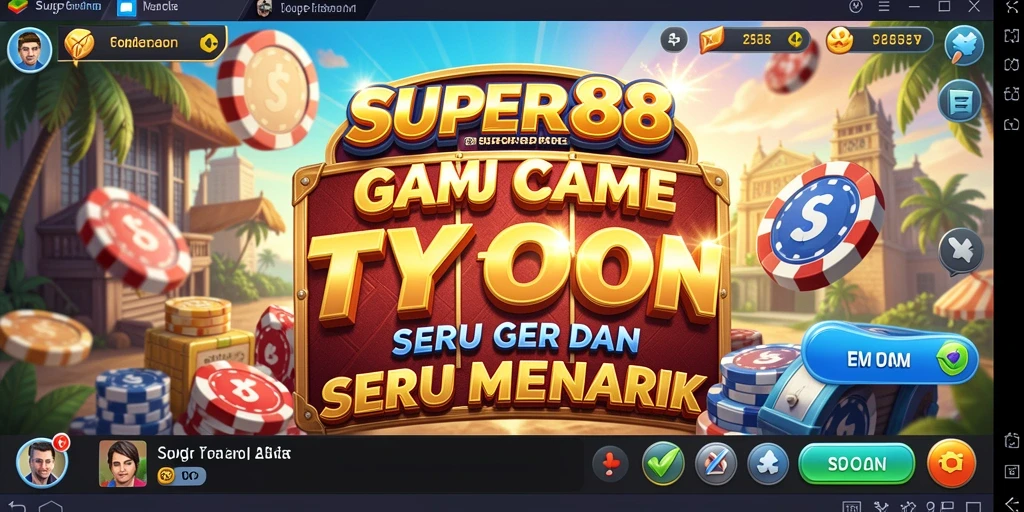 Tampilan gameplay <strong>SUPER88</strong> yang seru dan adiktif.