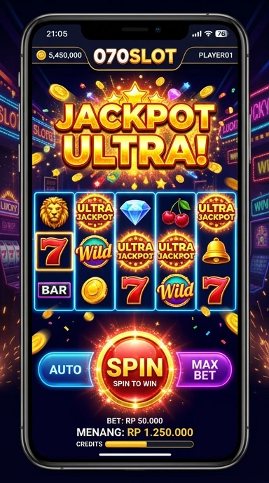 Tampilan antarmuka pengguna aplikasi 070slot yang ramah.